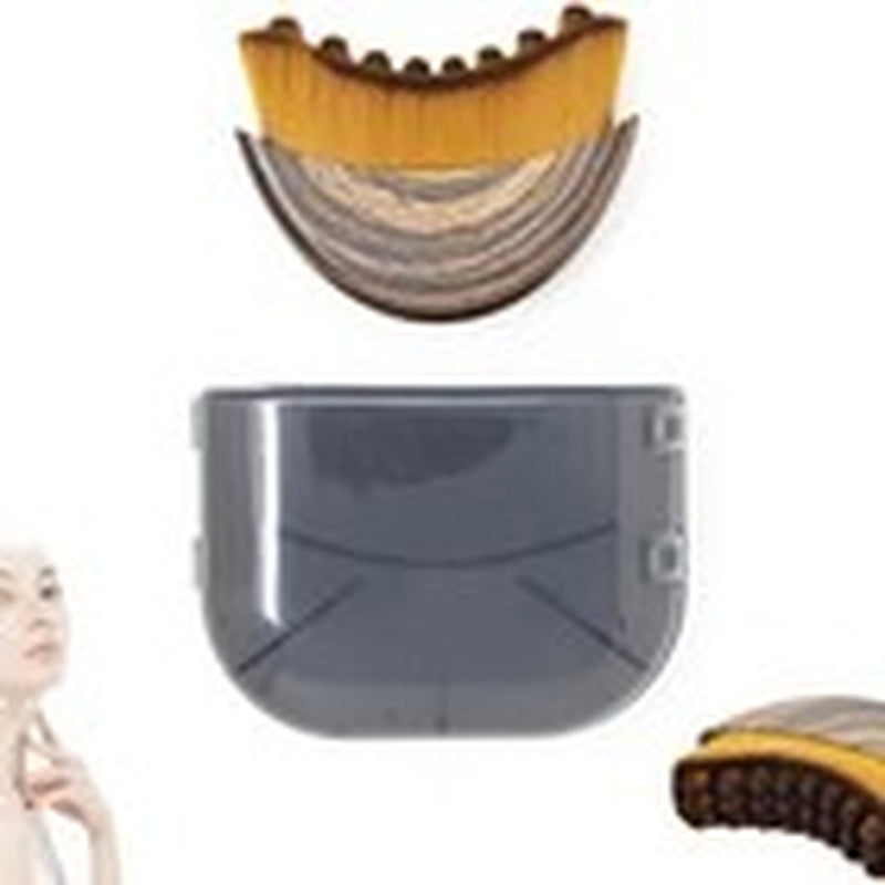 2X Lymphatic Outline Face Brushes W/Cover, Dry Face Brushing, Drainage Massage
