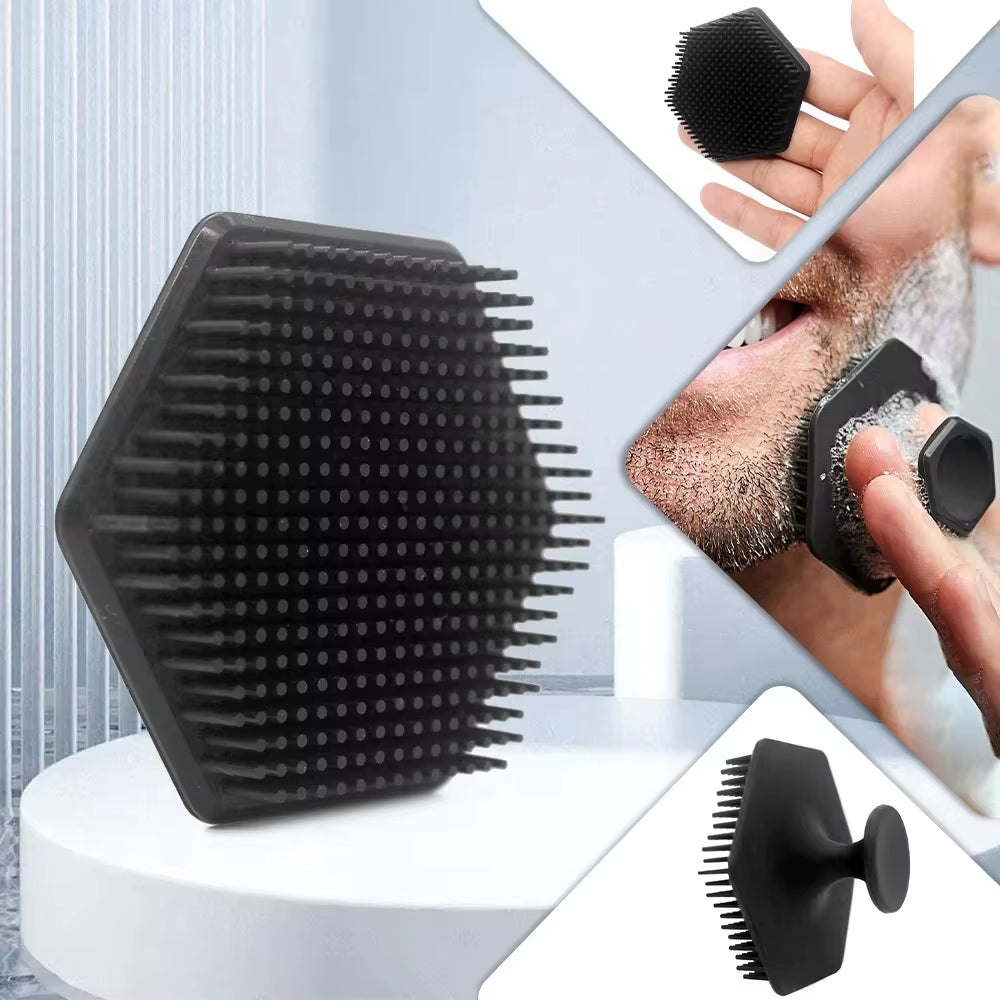 Soft Silicone Facial Cleansing Brush for Makeup Removal and Blackhead Extraction - Portable Beauty Tool