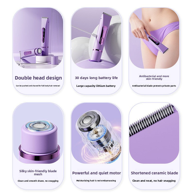 Veloraee 2‑in‑1 Bikini Trimmer