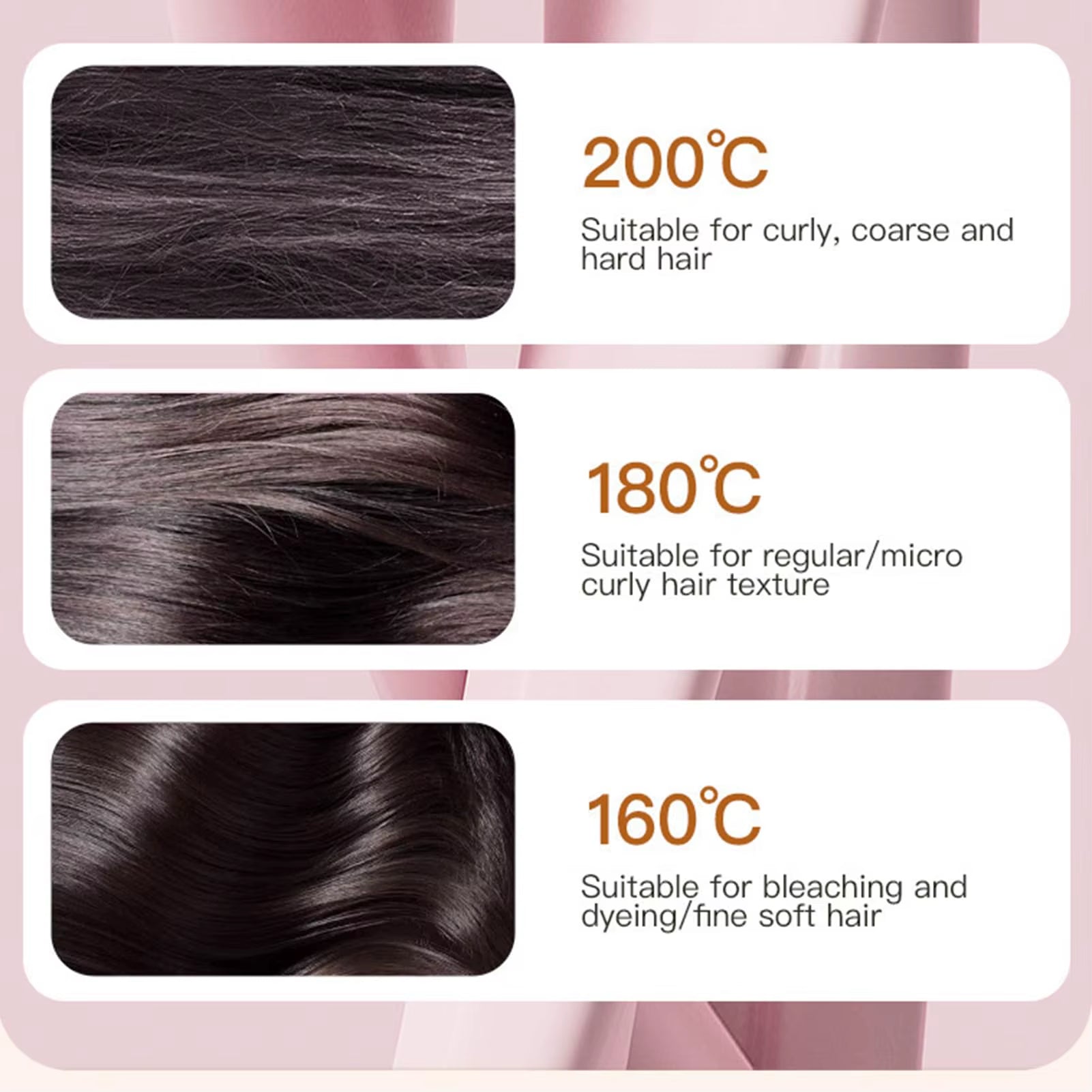 2025 New Mini Straightener Rechargeable Portable Hair Straightener Brush Anti-Scald Shell Cordless USB Charging Straighteners
