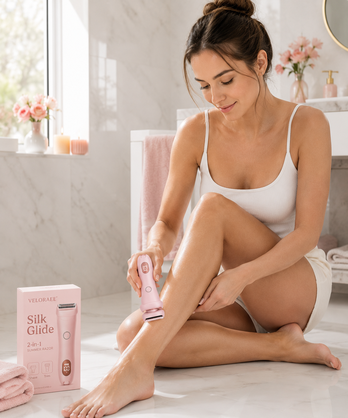 Veloraee Silk Glide 2-in-1 Summer Razor