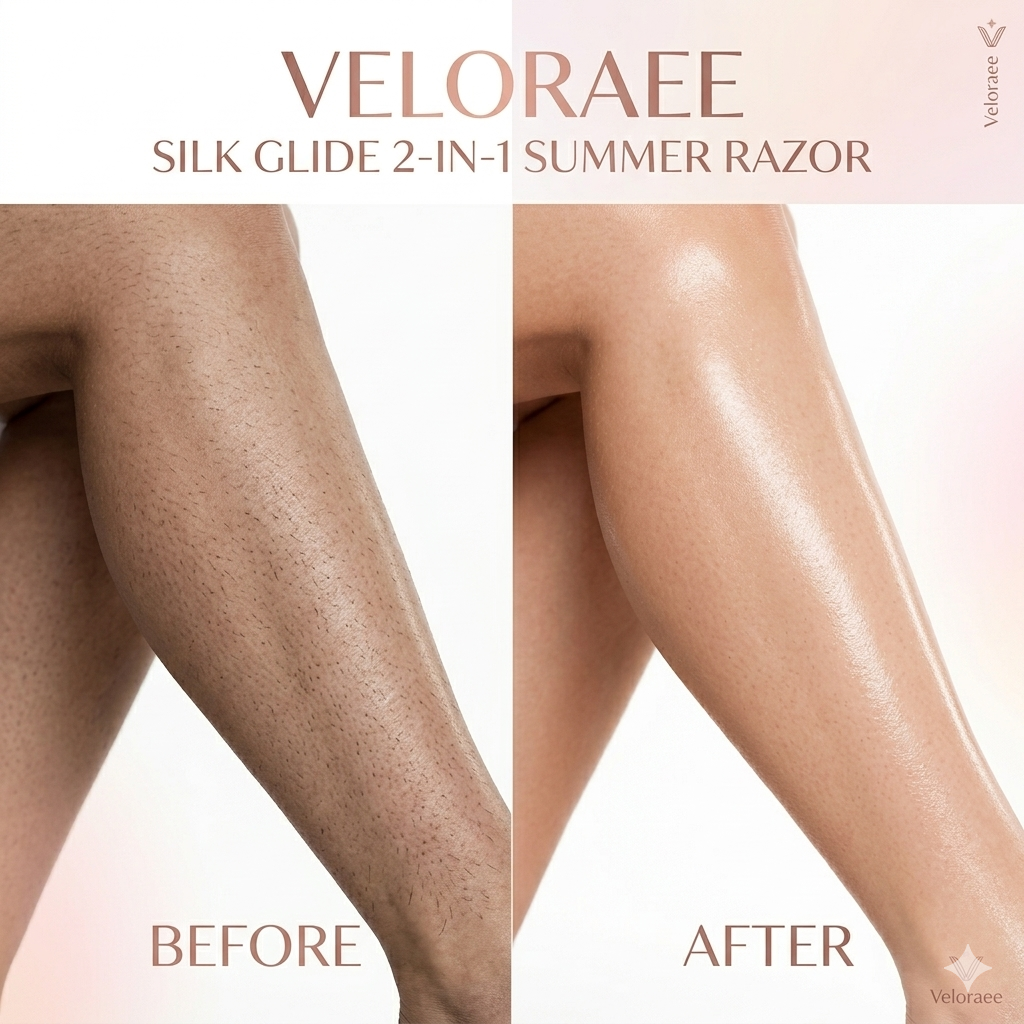 Veloraee Silk Glide 2-in-1 Summer Razor