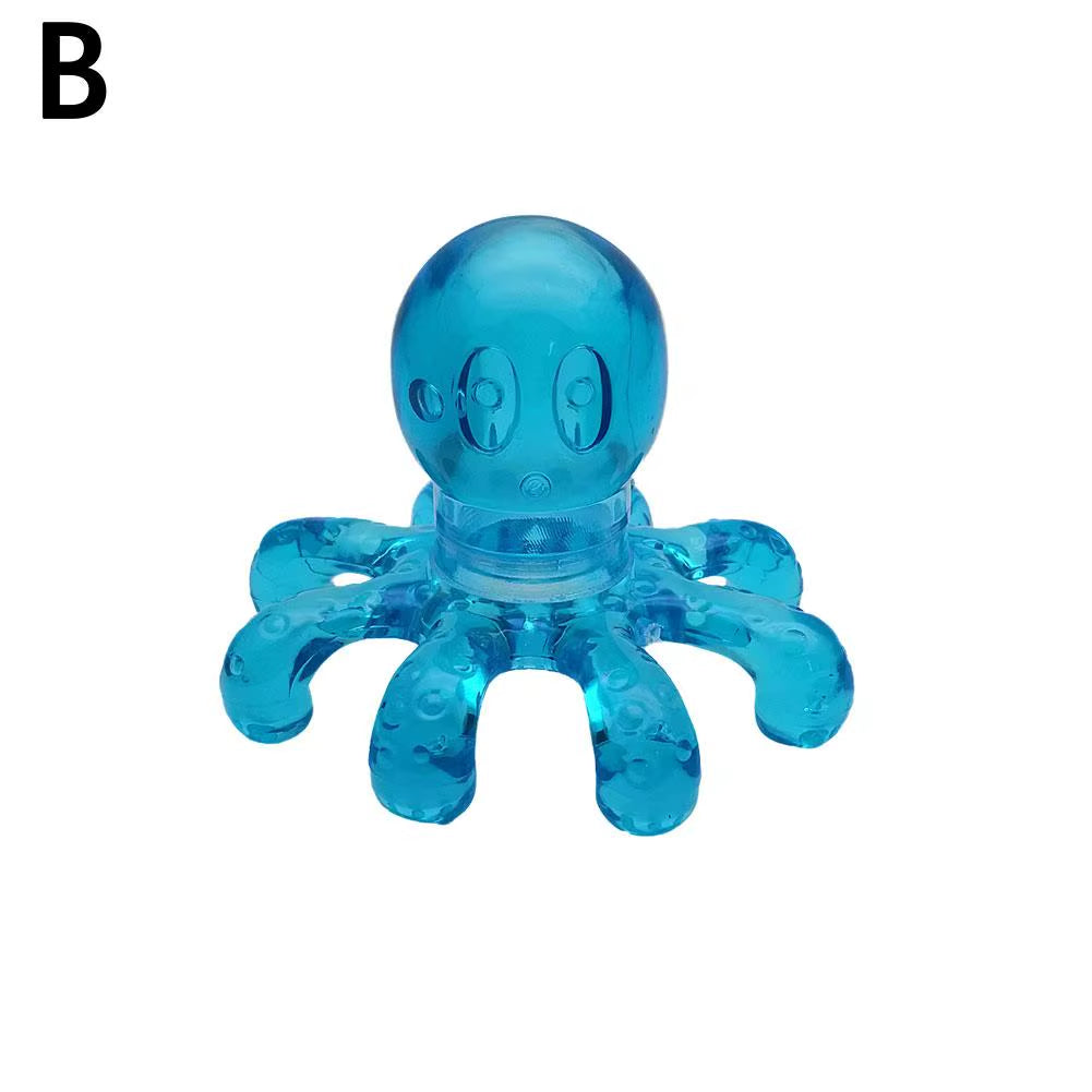Professional Scalp Massager - Octopus Design for Stress Relief and Spa Experience, Alloy Construction for Health and Beauty Care