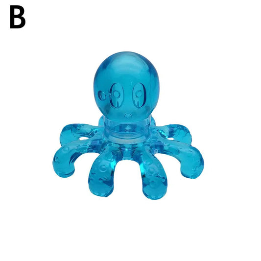 Professional Scalp Massager - Octopus Design for Stress Relief and Spa Experience, Alloy Construction for Health and Beauty Care