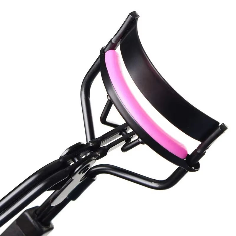 Professional Eyelash Curler with 10 Replacement Pads for Lasting Eye Makeup and Beauty Enhancement Tools