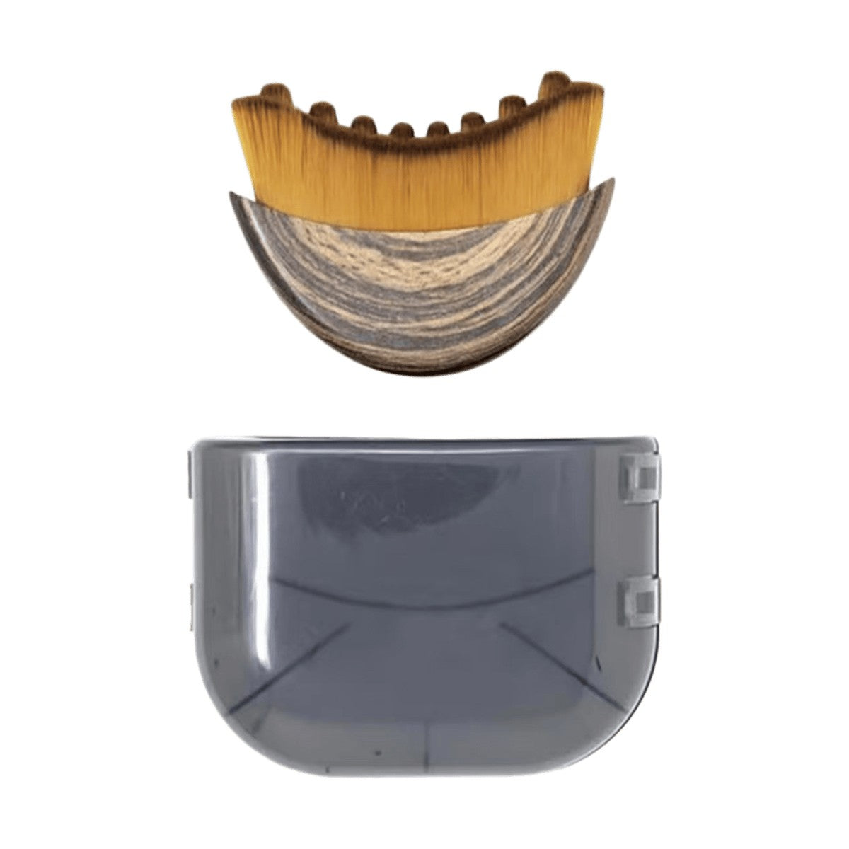 2X Lymphatic Outline Face Brushes W/Cover, Dry Face Brushing, Drainage Massage