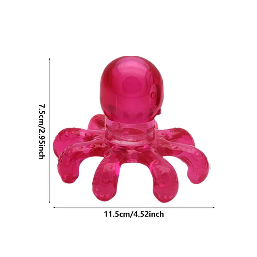 Professional Scalp Massager - Octopus Design for Stress Relief and Spa Experience, Alloy Construction for Health and Beauty Care