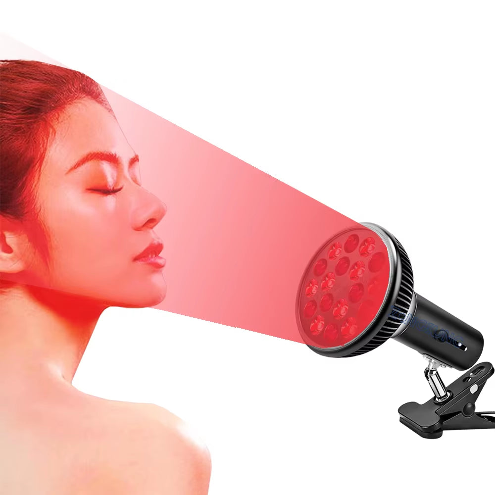 Red Light Therapy Lamp for Facial and Joint Health - 54W Infrared Device for Pain Relief and Skin Wellness